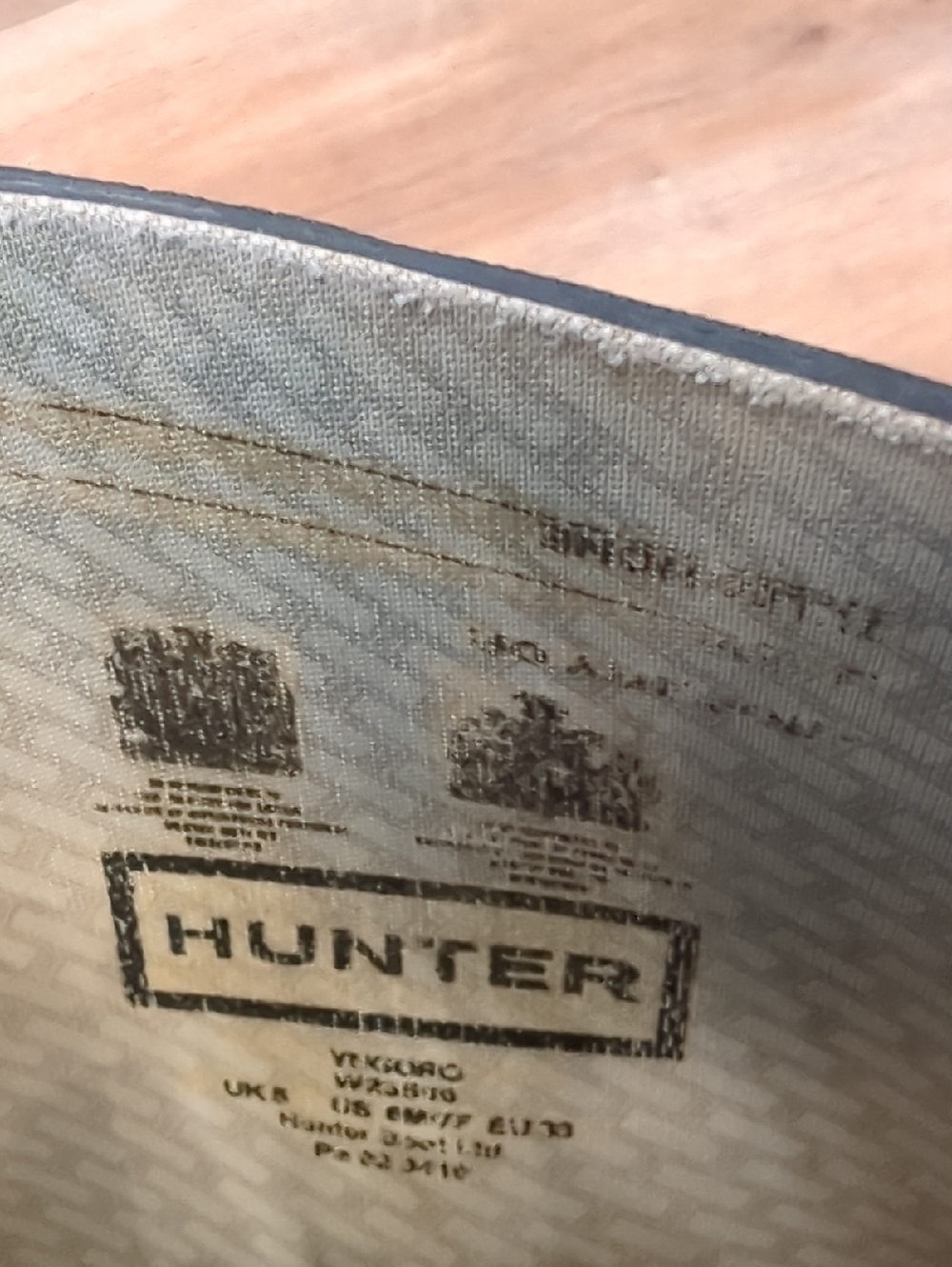 Hunter Tall Rain Boots - Navy, UK5, US 6M/7F - Picture 5 of 8